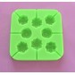 Силиконовая форма для леденцов Цветочки мини из 8 ед