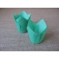Бумажные формы для кексов ТЮЛЬПАН, 60х80 мм, Зеленый, 25 шт