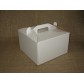 Коробка для торта 25х25х15 см Белая